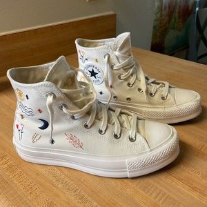 Converse high top platforms